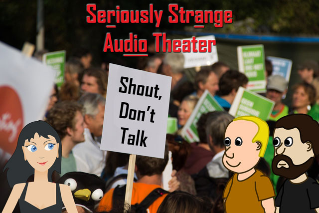 Poster for episode 3: Shout, Don't Talk.